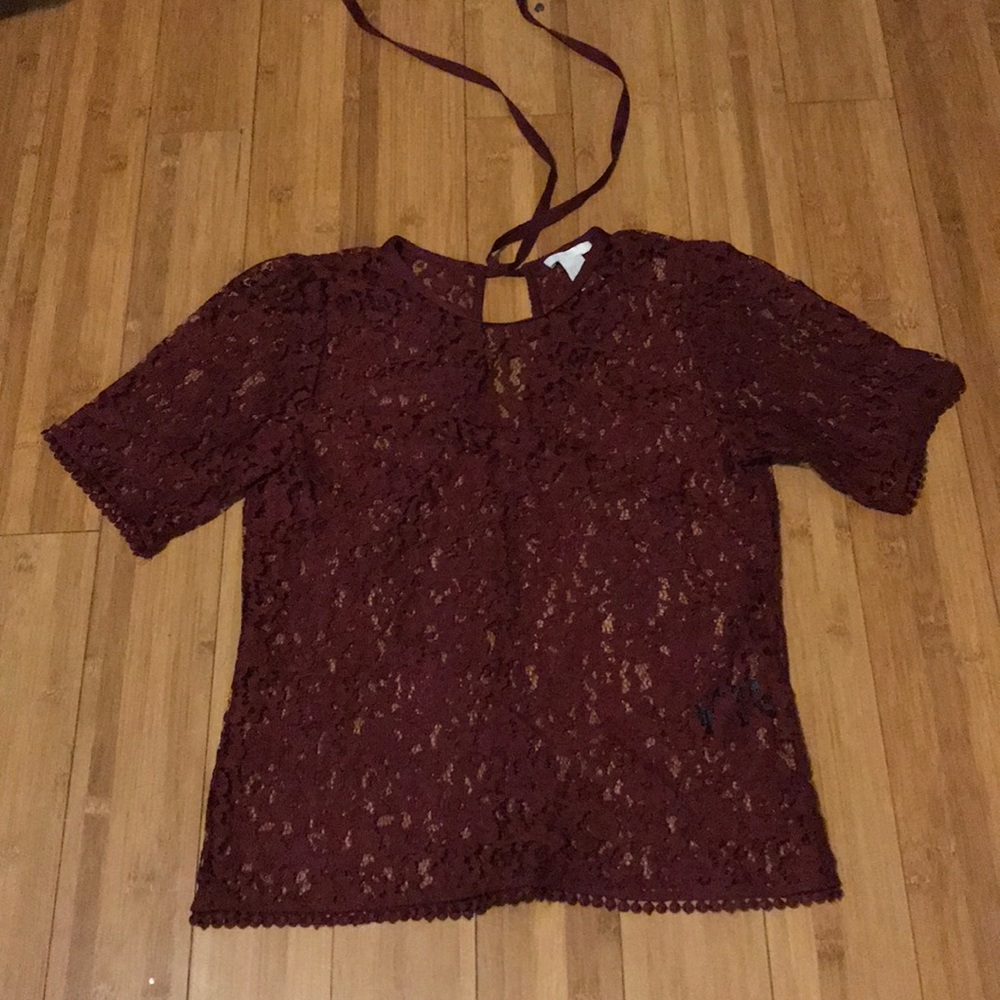 H & M LACE SKIRT SET